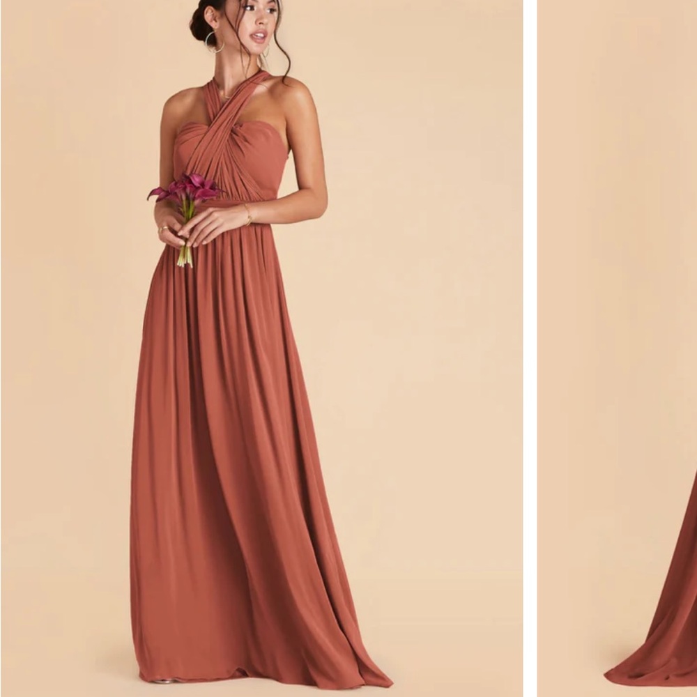 NWT Birdy Grey Grace Convertible Dress Chiffon Desert Rose